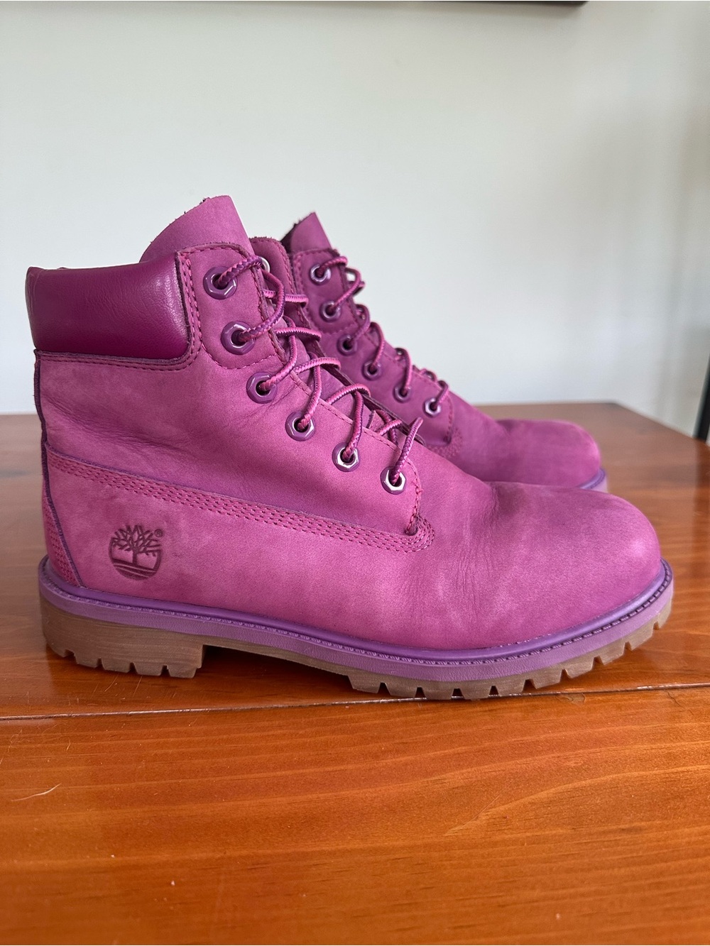Timberland 6-Inch Premium Boots Bright Purple 8.5